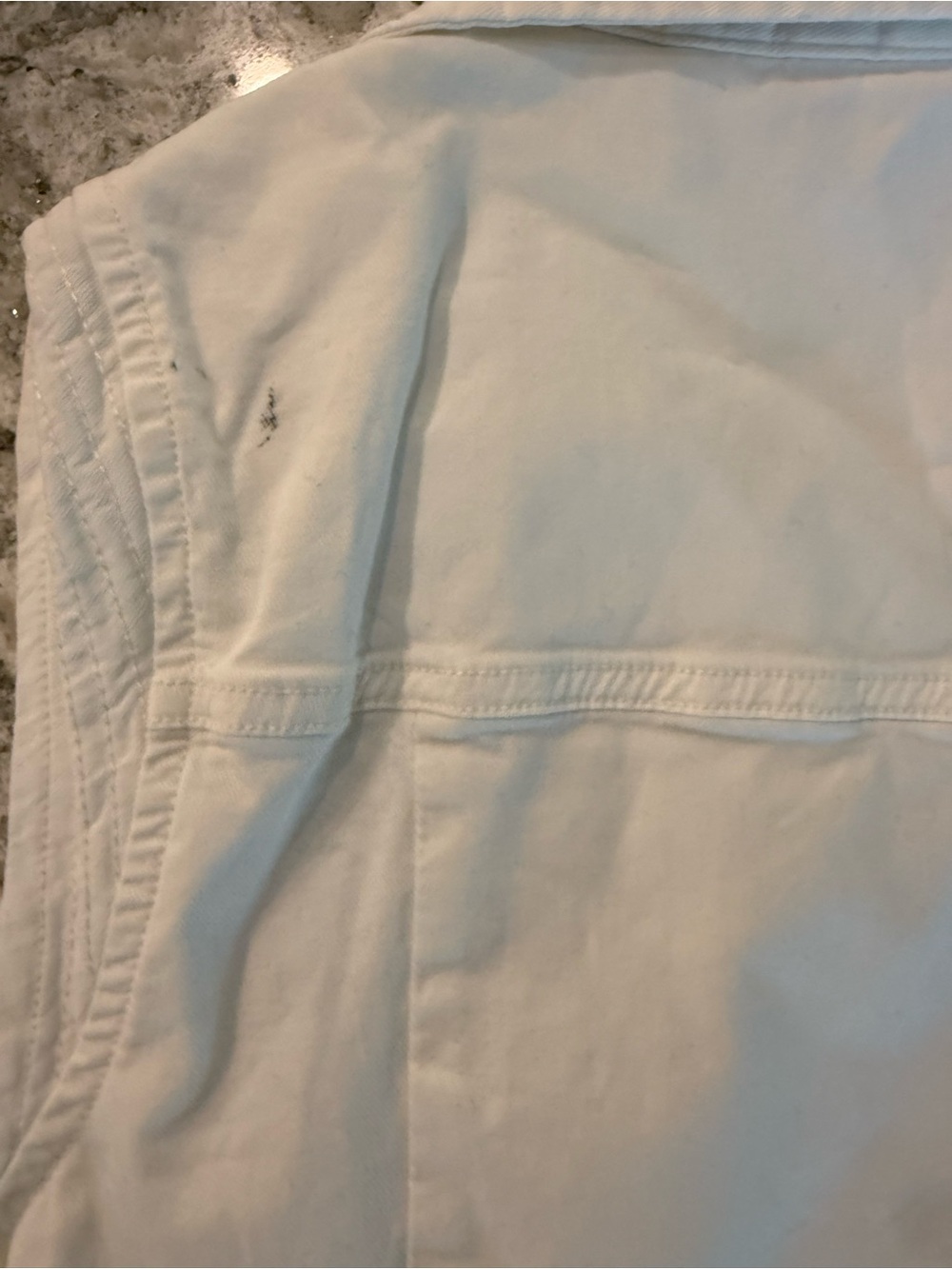 Anthropologie Pilcro White Sleeveless Button-Down Cotton Blend Dress size M - Picture 9 of 9